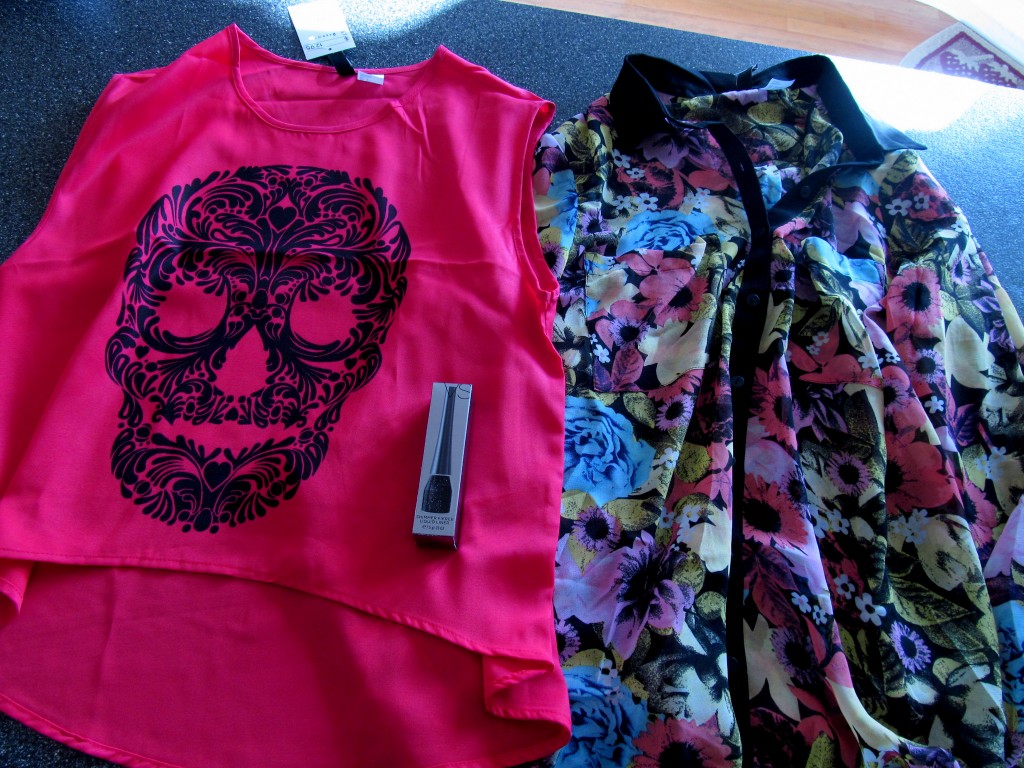 H&M tops! OK Carla, the one on the left totally got me thinking of you.