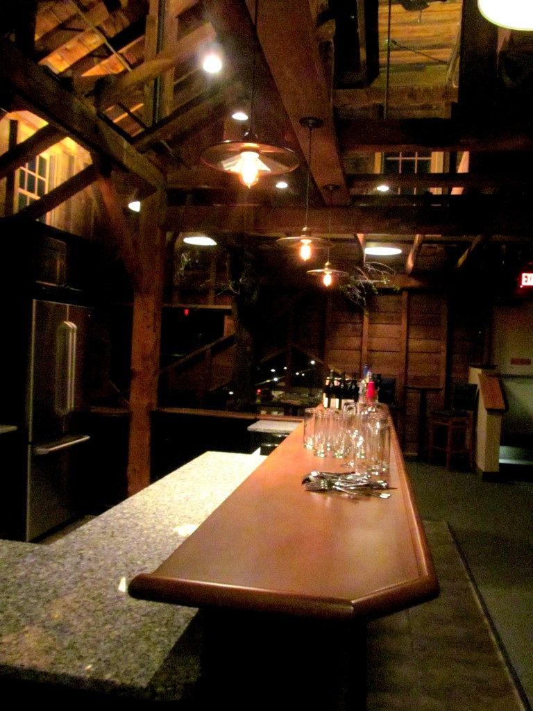 Cooking will take place in a small kitchen right in front of diners!