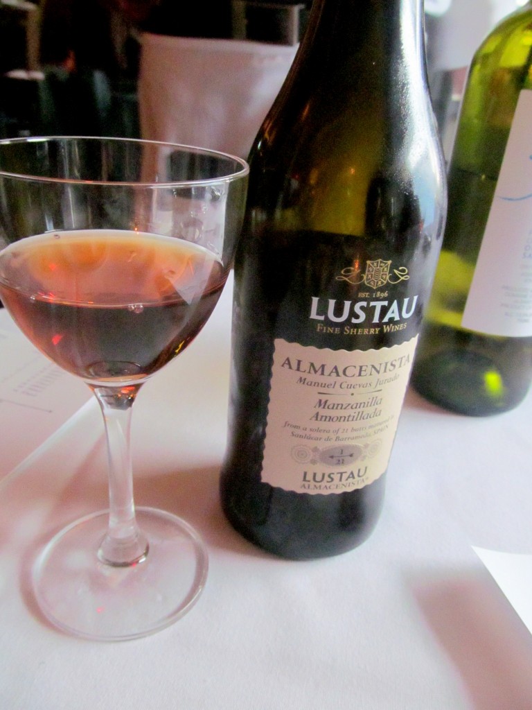 This sherry lover was VERY pleasantly surprised to see it pop up so early in the meal!