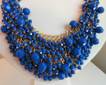 Cobalt Beauty Necklace - $28