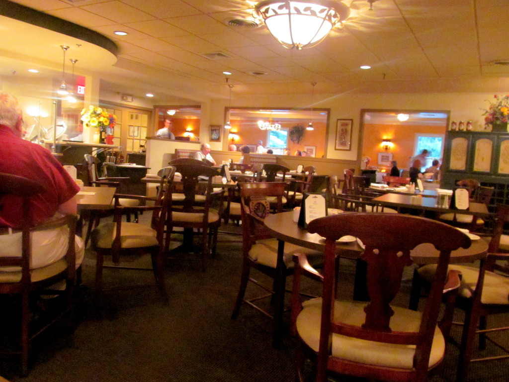 One of several dining areas inside the restaurant (there is also a nice outdoor patio).