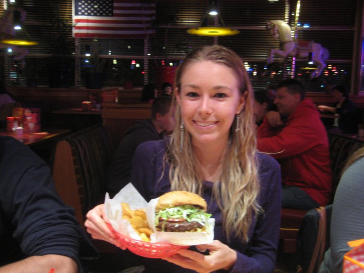 My very special Red Robin burger - eaten for my 22nd birthday.