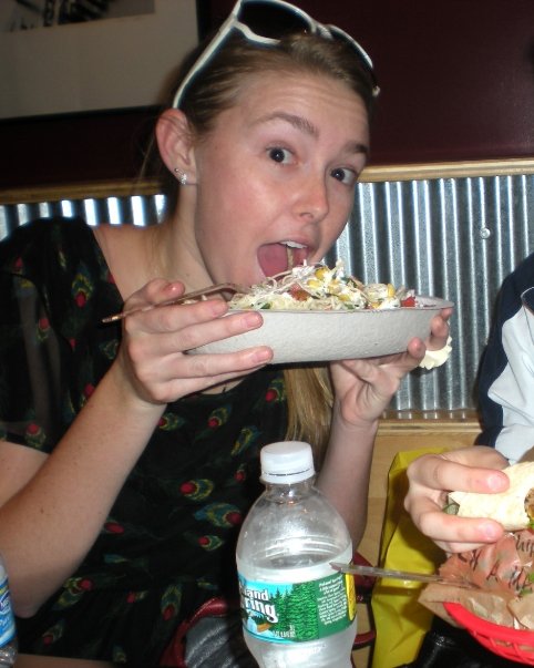 A throwback pic for you guys - my first ever Chipotle outing (obviously took place in NYC). Spring break of sophomore year (2009).