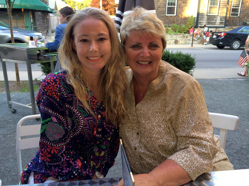 Me and my lovely Nana at dinner.