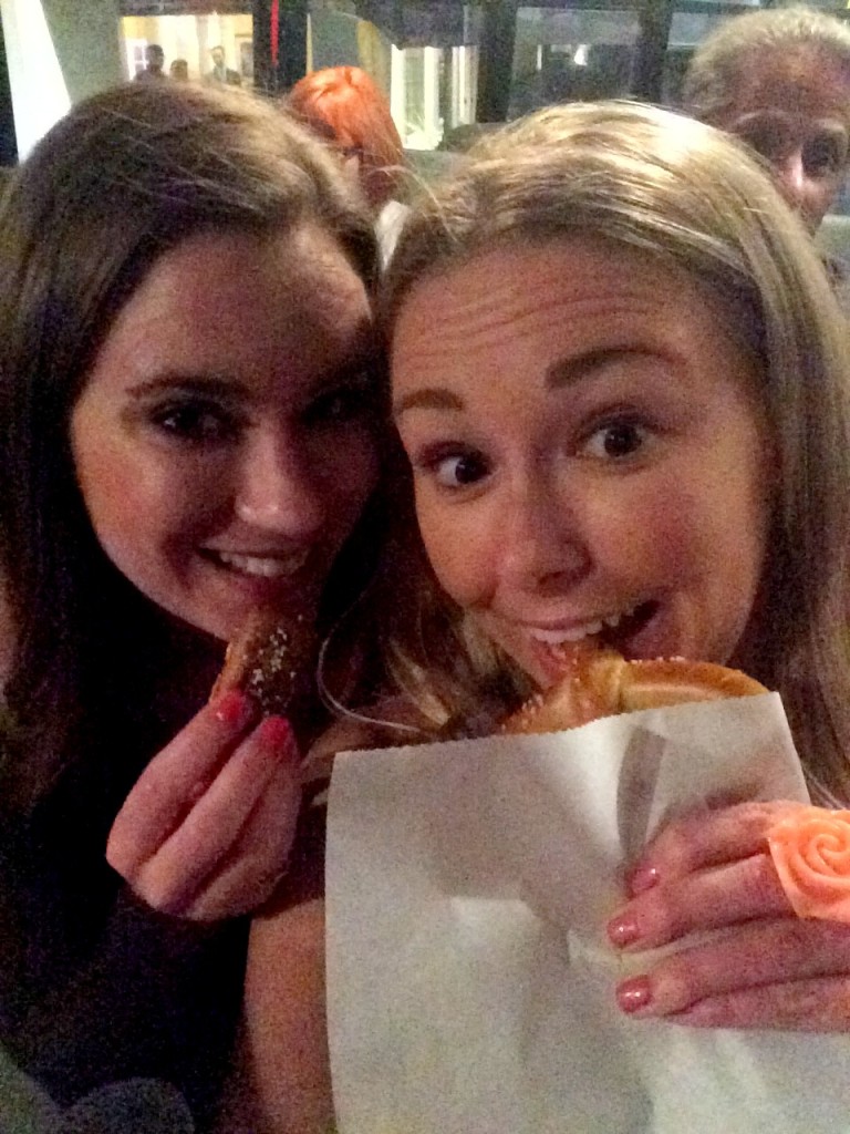 As we exited the reception, soft pretzels were handed out. Genius, I tell you.