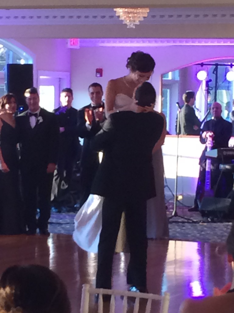 The tear-inducing first dance to Brad Paisley's "Then".